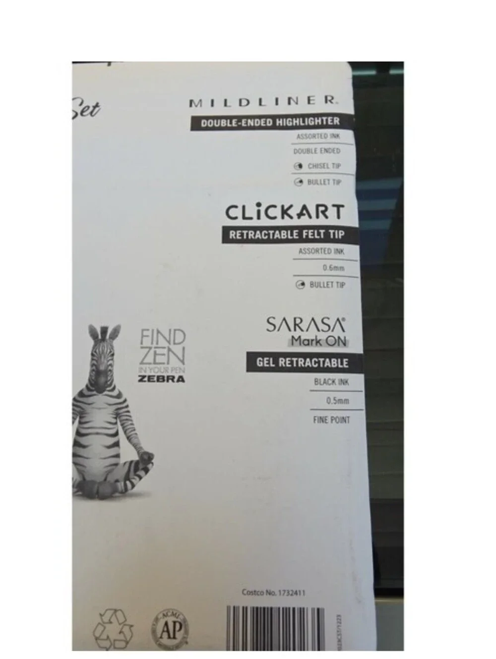 Zebra 23 pack Creative Notetaking Set Mildliner-15, ClickArt-6, Sarasa Mark On-2